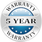 5 Year Warranty